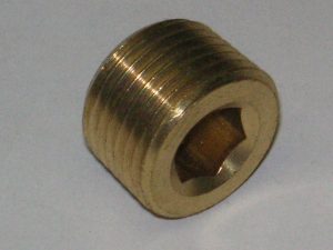 Brass Countersunk Plug Fitting - 109UC