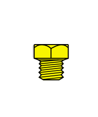 Memco Brass 10-32 PLUG - 10-32 PLUG