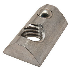 Roll In T-Nut with Ball Spring - 13021