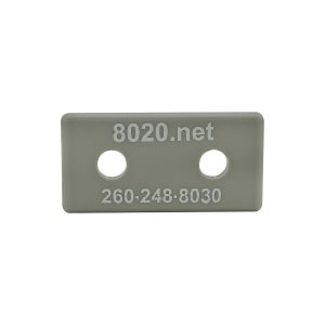 80/20 Gray End Cap - 2045GRA