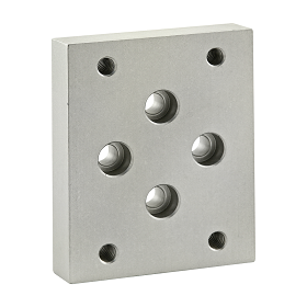 Flange Mount Caster Base Plate - 2426
