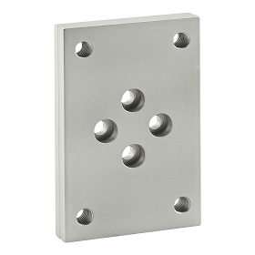 25 Series Flange Mount Caster Base Plate - 25-2419