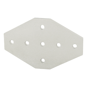 7 Hole Cross Flat Plate - 25-4135