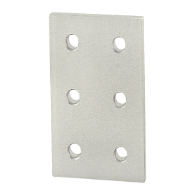 6 Hole Rectangular Flat Plate - 25-4166