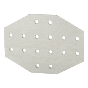 16 Hole Cross Flat Plate - 25-4170