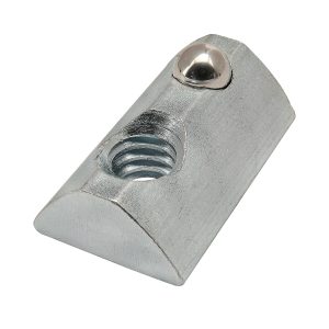 Roll In T-Nut with Ball Spring - 13031