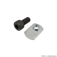 Bolt Assembly: Black SHCS with Slide-In Economy T-Nut - 75-3621